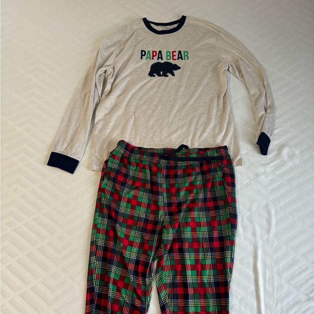 Papa bear christmas pjs